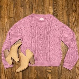 Pink Lily Knit Sweater